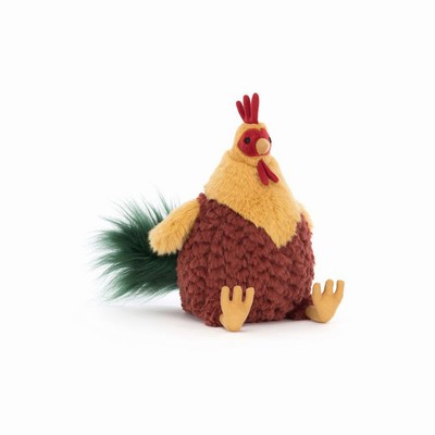 Jellycat Cluny Cockerel Farmyard USA | 13279UQEY